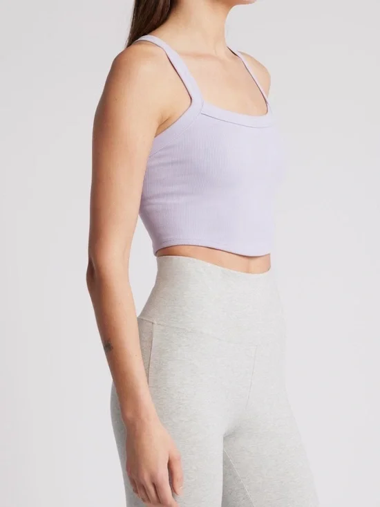 NWT FREE PEOPLE | FP Movement All Clear Rib Crop Camisole Sz M - Picture 10 of 16